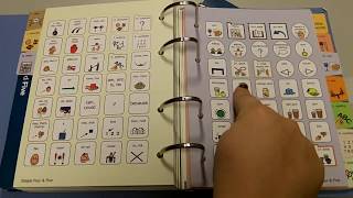 Using a Communication Book by Pointing