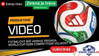 Fotbalový míč Adidas Trionda World Cup 2026 Competition velikost 4 vícebarevný