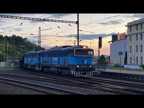 Vlaky Ústí nad Labem hlavní nádraží 21.5.2025