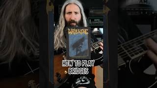 How to Play Warning - Bridges. C-Standard Tuning. 🐐 #doommetal #warning #doesitdoom