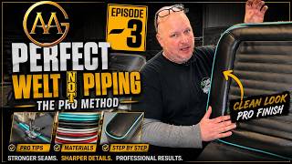 How Professional Upholsterers Sew Perfect Welt & Piping | Upholstery Course Ep. 10