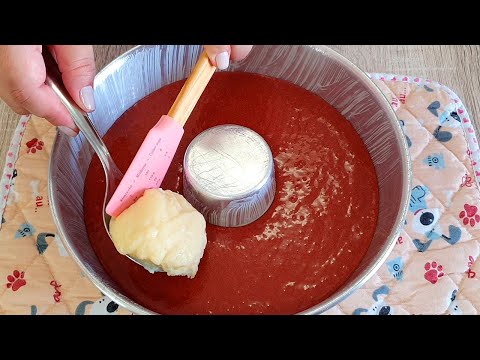 Have you tried red velvet like that? It's already stuffed from the oven! [Activate the translation]