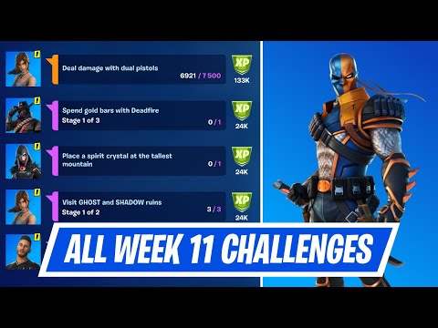 All Week 11 Epic & Legendary Quest Challenges Guide in Fortnite Week 11 Quest in Chapter 2 Season 6