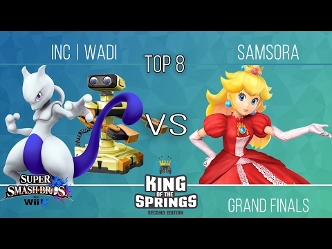 King of the Springs - Top 8 - Grand Finals - InC | WaDi (Mewtwo, Rob) vs Samsora (Peach)