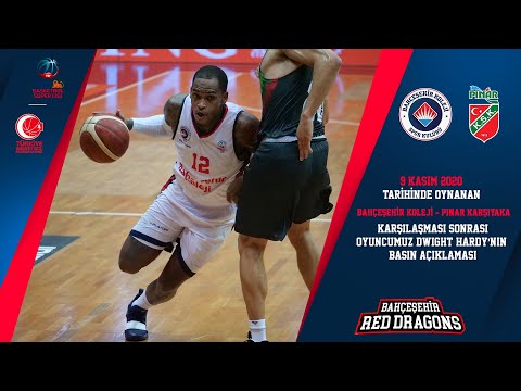 Bahçeşehir Koleji - Pınar Karşıyaka | Dwight Hardy Basın Açıklaması