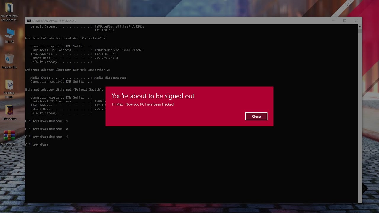 HOW TO SHUTDOWN  COMPUTER USING COMMAND PROMPT REMOTELY