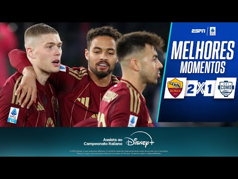 Gols e lances de Roma x Como