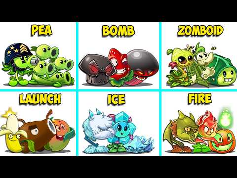 Pvz 2 - Random 20 Plant Teams Of Attributes Battlez - Who Will WIn?