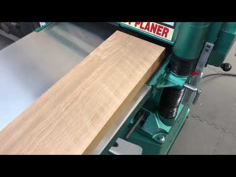 Grizzly G1033X spiral head 20" planer,  first impressions...