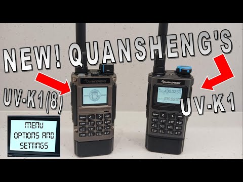 New Quansheng's UV-K1 & UV-K1(8) Menu options & Settings