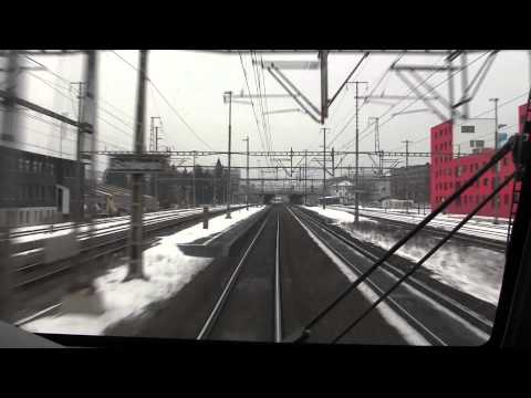 SBB Intercity cab ride from Bern to Zurich