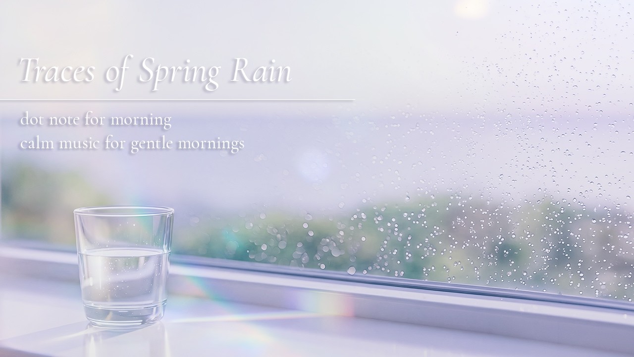 春を招く雨跡 | Traces of Spring Rain - Soft Piano to Start Your Day【作業用BGM】