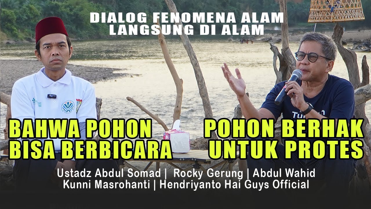 Rocky Gerung & UAS Dialog Peduli Lingkungan Polda Riau | Kunni Masrohanti baca Puisi