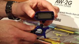 Video thumbnail for NAMM 2012: Korg AW-2G Color Tuners by Korg