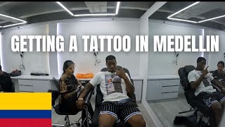 Getting Tatted in Medellin! GUESS HOW MUCH