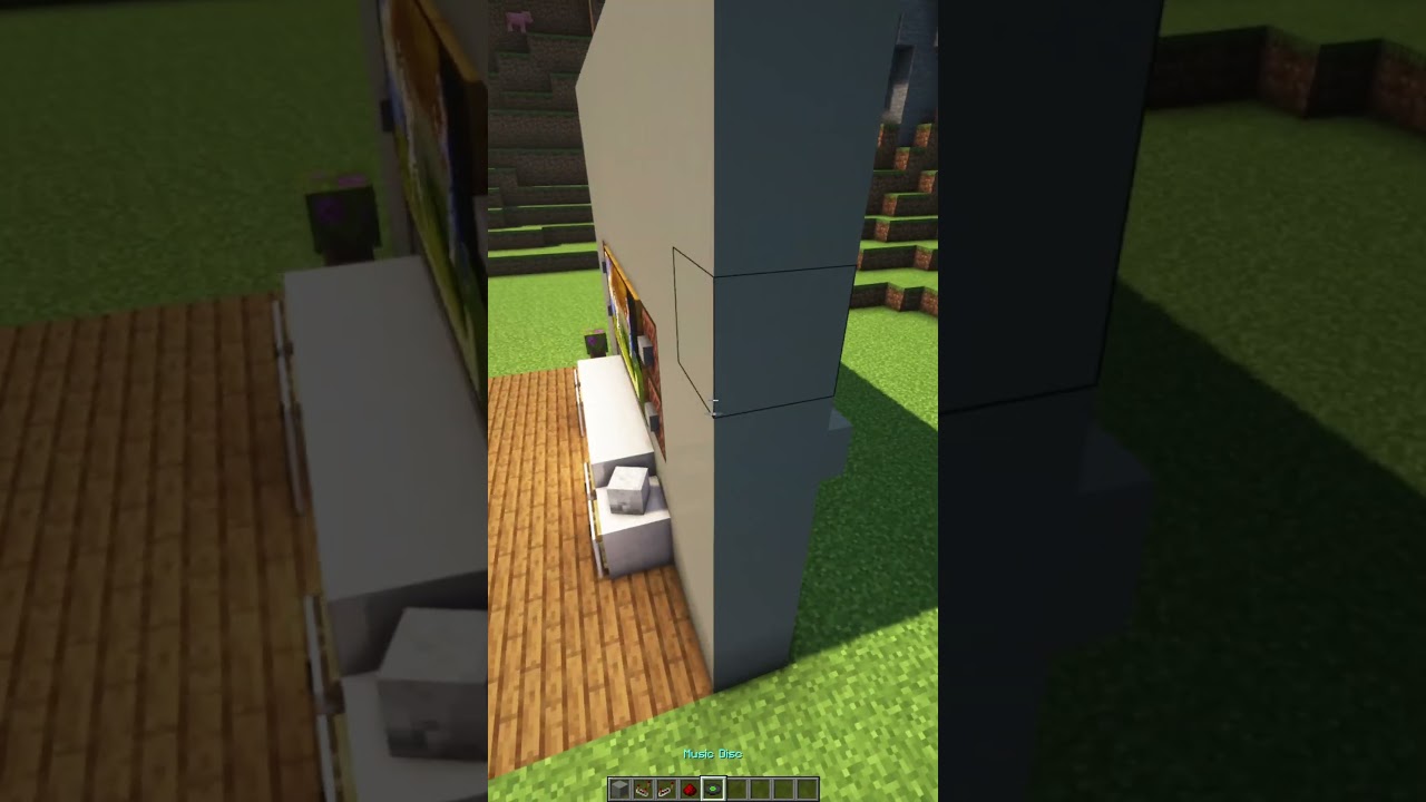 Minecraft How to Build a Working TV