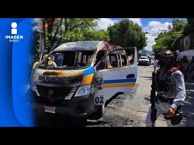 Suspenden rutas de transporte en Chilpancingo tras ataques a unidades