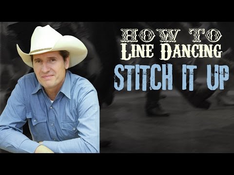STITCH IT UP - 64 Counts- Beginner Country Line Dance Video Lesson -M15-