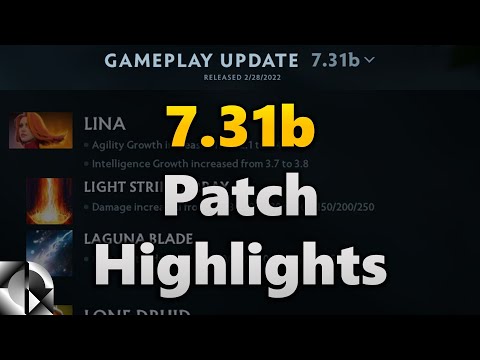 Dota 2 Patch 7.31b Highlights