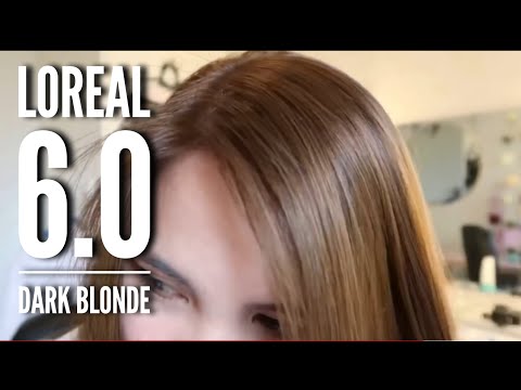Coloring My Hair Again With Loreal 6 0 Dark Blonde Lorealhair