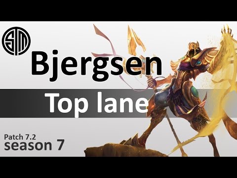 TSM Bjergsen : Azir vs Darius | Top lane | NA LOL | Patch 7.2 | Season7