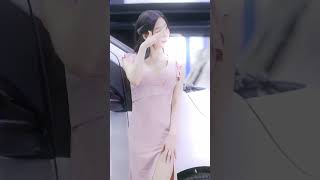 #shorts [직캠]23모빌리티쇼  레이싱모델 한설아 핑크원피스