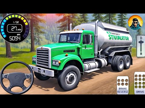 Oil Tanker Transport Driving Simulator - Heavy Cargo Transporter Truck Driver - Android GamePlay #2