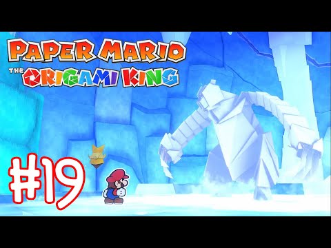 Ice Vellumental Boss Fight | Paper Mario Origami King Walkthrough Part 19