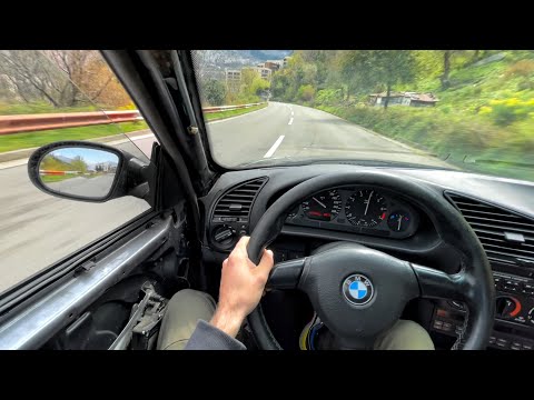 POV: BMW E36 320i w/ Modified Exhaust - Casual Driving
