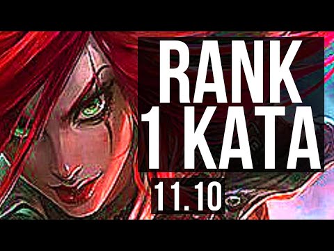 KATARINA vs LULU (MID) | Rank 1 Kata, Quadra, 2.0M mastery, 7/1/4 | BR Challenger | v11.10
