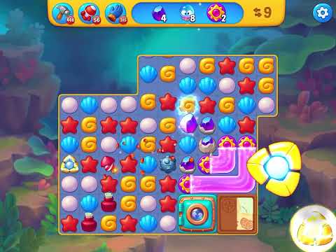 Fishdom level 7422 no boosters フィッシュダム ノーマル [Friend's]