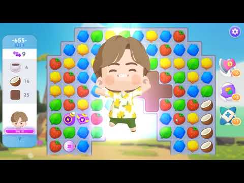 BTS Island: In the SEOM Level 655 - NO BOOSTERS GAMEPLAY 🎵 | SKILLGAMING ✔️