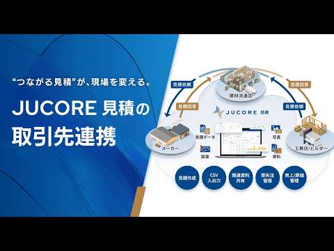 【住友林業】「JUCORE 見積」に『取引先連携機能』が追加！