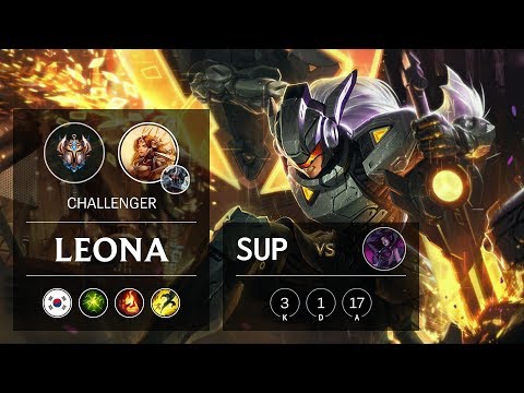 Leona Support vs Morgana - KR Challenger Patch 9.9