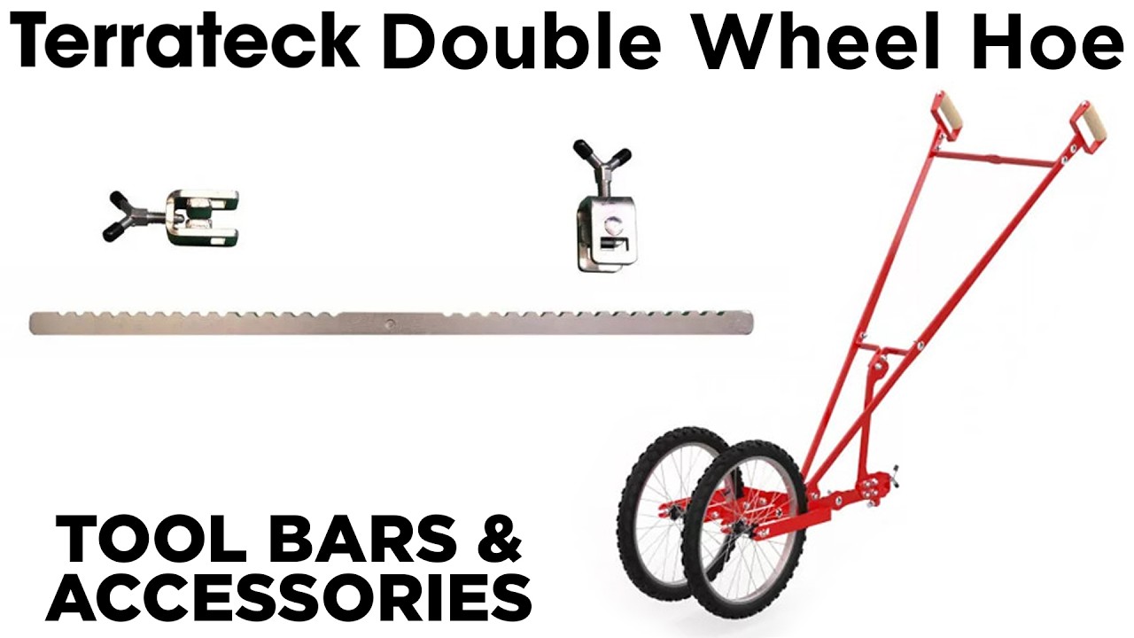 Terrateck Double Wheel Hoe | Toolbars & Accessories Overview