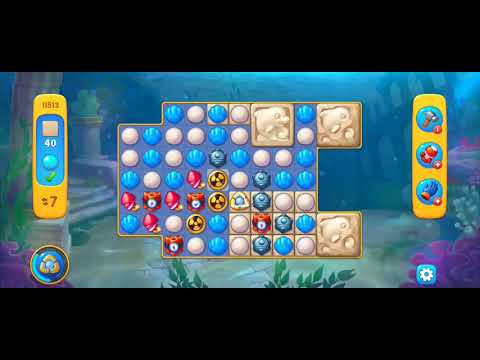 Fishdom Easy Level 11513 (with Double Lightning Booster) @choraelmin