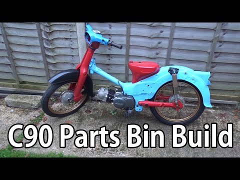 Honda C90 Restoration Out of Spare Parts