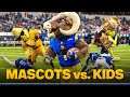 Mascots Vs Kids Full Game Replay Rampage Friends HURDLE TRUCK PANCAKE Peewee Football Team