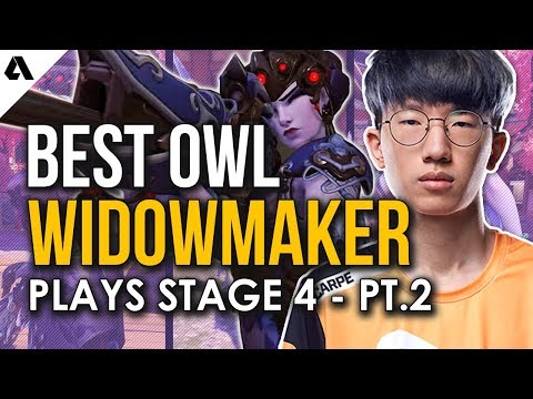 Best Overwatch League Widowmaker Plays | OWL Stage 4 Pt.2 ft. Carpe Soon Birdring & more!