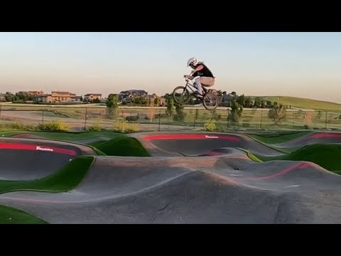 Jump Over the Pump Track! #shorts