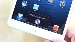 iPad mini Siri Demo