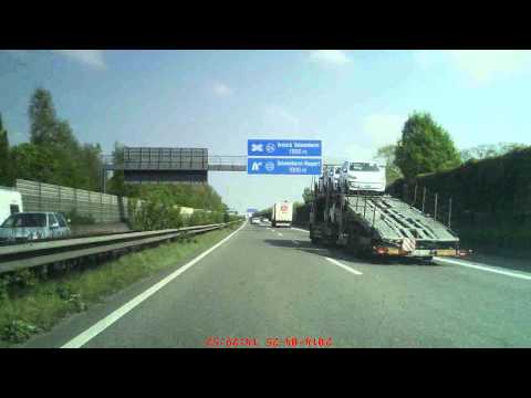 Autobahn 28 Oldenburg Richtung Bremen (von Delmenhorst-Deichhorst zum Dreieck Delmenhorst)