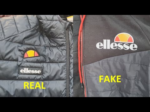 Ellesse down jacket real vs fake. How to spot fake Ellesse winter jackets
