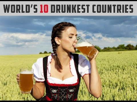 The Worlds 10 Drunkest Countries Video