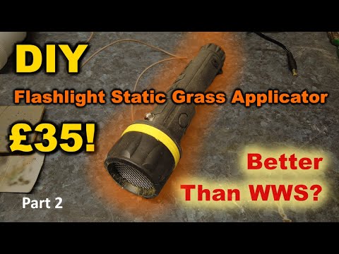 DIY Flashlight Static Grass Applicator - Part 2