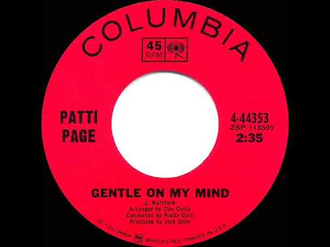 1968 Patti Page - Gentle On My Mind (mono 45)