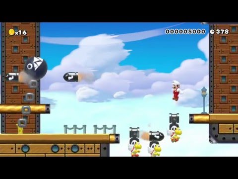 Super Mario Maker Levels: "Bowser Jr's Airship Revenge"