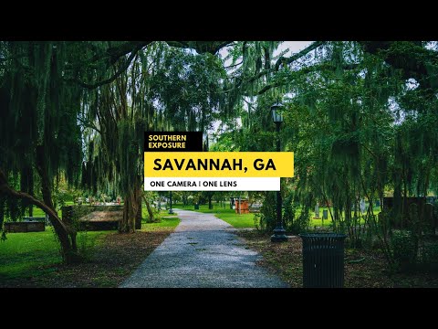 One Camera One Lens - Photographing Savannah, GA - Sometimes less is more