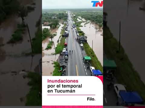 Inundaciones por el temporal en Tucumán: casi 230 mil vecinos sin luz y clases suspendidas
