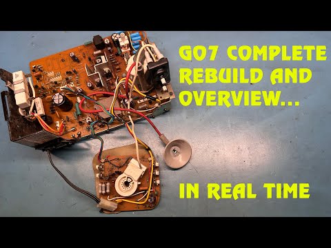 19" G07 Arcade Monitor Repair - Full Rebuild With Overview Tutorial In Real Time